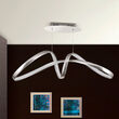 Lustra moderna argintie LED 36W/1800lm/3000K, Circus HL 6-1663 Satin Orion